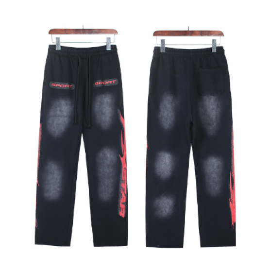 Hellstar Distressed Terry Cloth High Street Retro Sweatpants